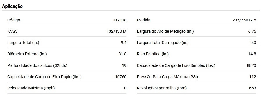 PNEU 235/75 R17.5 132/130M BRIDGESTONE M814