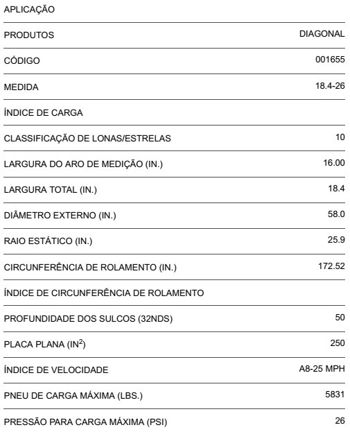PNEU 18.4-26 10 LONAS TL SUPER ALL TRACTION FWD R-1 FIRESTONE
