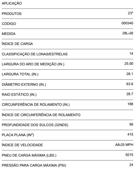 PNEU 28L-26 14 LONAS SUPER ALL TRACTION 23° R-1 FIRESTONE
