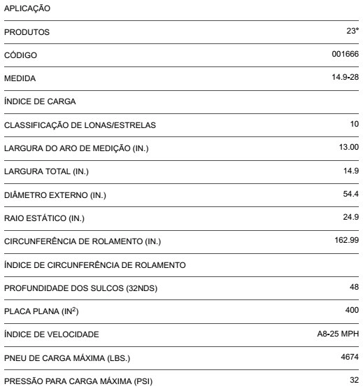 PNEU 14.9-28 10 LONAS TT SUPER ALL TRACTION 23° R-1 FIRESTONE