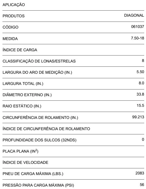 PNEU 7.50-18 8 LONAS CH GUIDE GRIP FIRESTONE