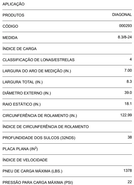 PNEU 8.3/8 R24 4 LONAS CHAMPION GROUND GRIP FIRESTONE