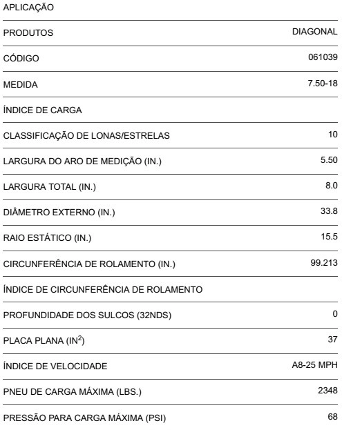 PNEU 7.50-18 10 LONAS CH GUIDE GRIP FIRESTONE