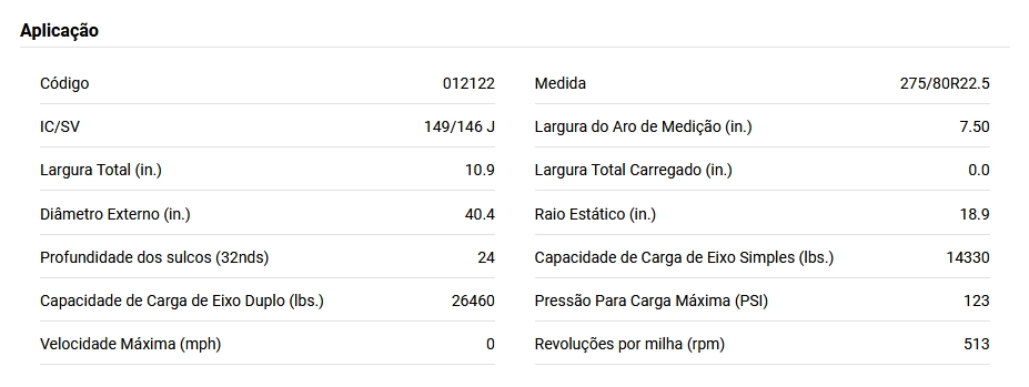 PNEU 275/80 R22.5 149/146J BRIDGESTONE R163