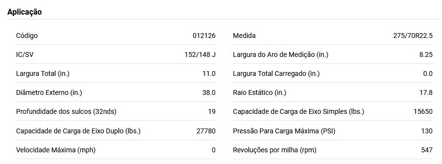 PNEU 275/70 R22.5 152/148J BRIDGESTONE R268 TRAILER