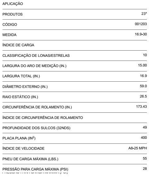 PNEU 16.9-30 10 LONAS TL SUPER ALL TRACTION 23° R-1 FIRESTONE
