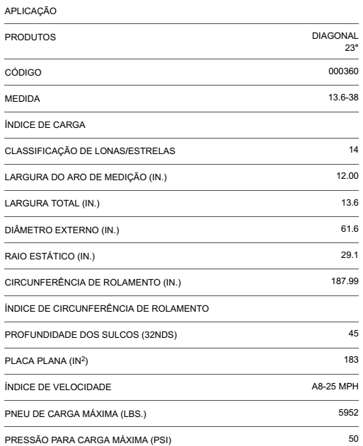 PNEU 13.6-38 14 LONAS TT SUPER ALL TRACTION II 23° R-1 FIRESTONE