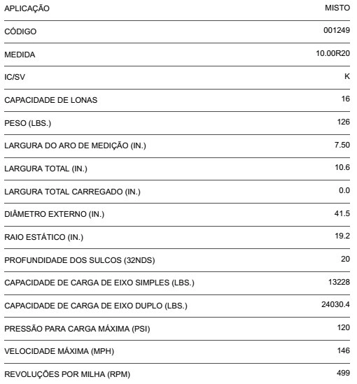 PNEU 10.00 R20 148/144K FIRESTONE T819